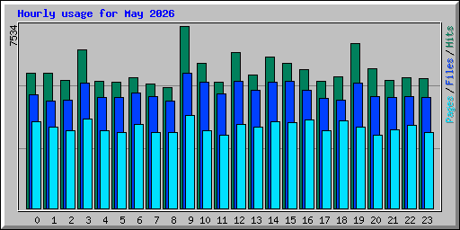 Hourly usage for May 2026